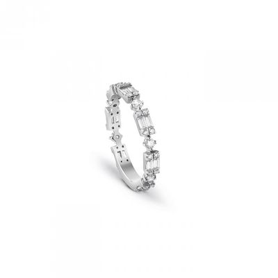 Salvini Damiani Linea MAGIA - Anello in oro bianco con diamanti ct. 0.65