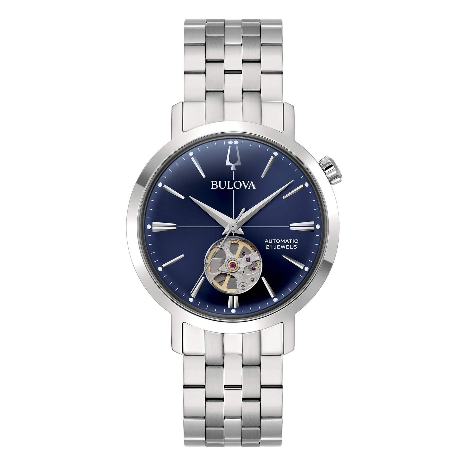 Bulova 96A320 Aerojet Automatic 38mm Blu orologio automatico per uomo