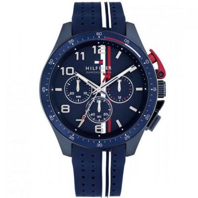 Tommy Hilfiger Bank Blu orologio cronografo per per uomo
