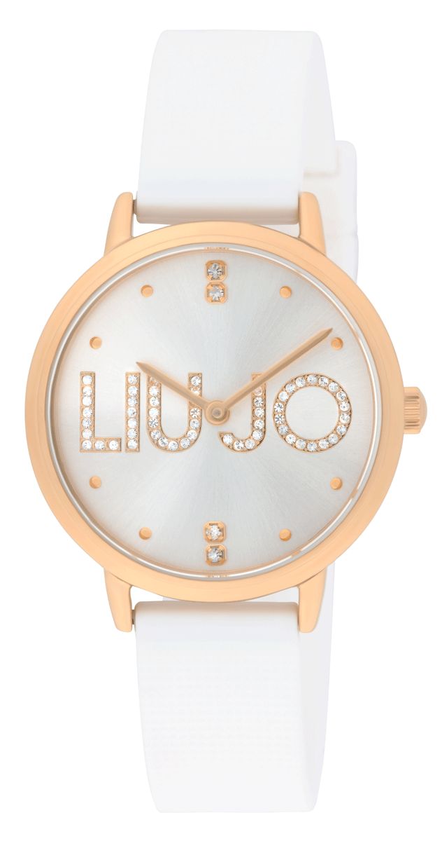Liu Jo TLJ2524 Orologio Couple Essence Rose Gold Bianco Silicone