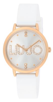Liu Jo TLJ2524 Orologio Couple Essence Rose Gold Bianco Silicone