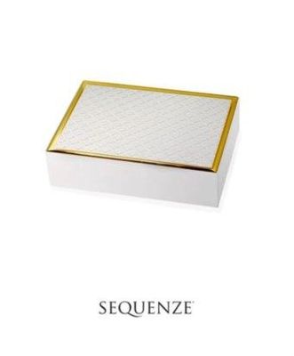 Sequenze scatola portagioie linea Pigna Bianca13x18 cm