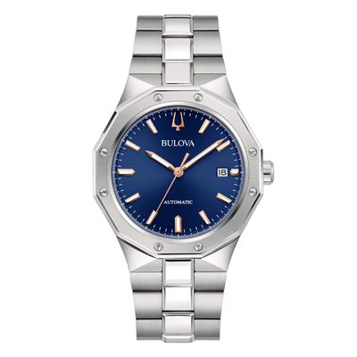 Bulova Octagon Automatic Blue Orologio automatico per uomo 96B463