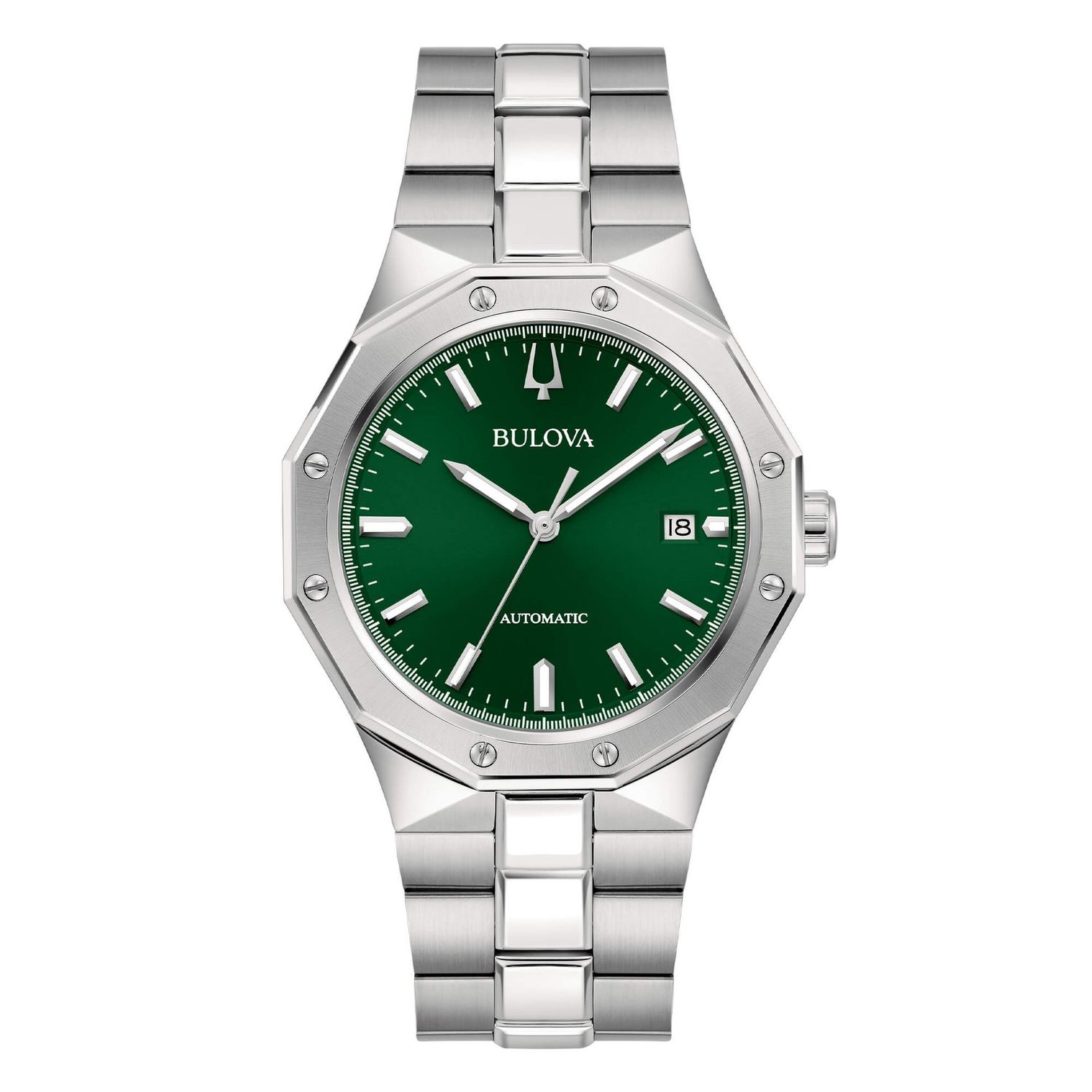 Bulova Octagon Automatic Verde Orologio automatico per uomo 96B464