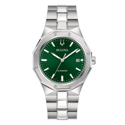 Bulova Octagon Automatic Verde Orologio automatico per uomo 96B464