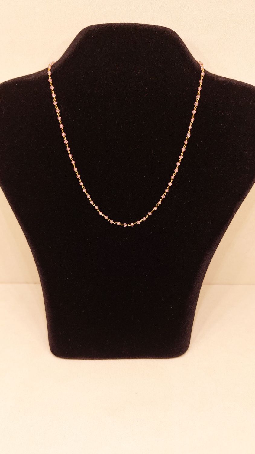 Collana Quarzo Rosa