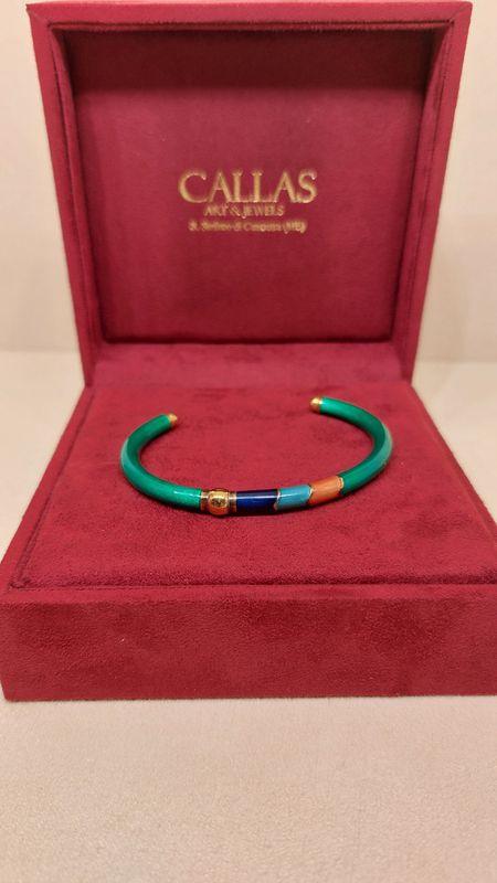 Bracciale Nouvelle Bague  in Oro 18 Kt e Smalti colorati Bracciale Nouvelle Bague  in Oro 18 Kt e Smalti colorati