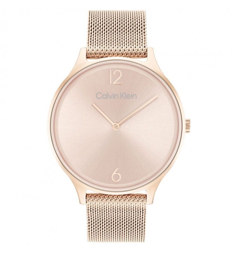 Calvin Klein 25200002 orologio Timeless maglia mesh rose gold per donna