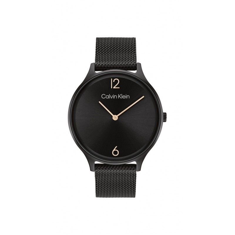 Calvin Klein 25200004 orologio Timeless maglia mesh black per donna