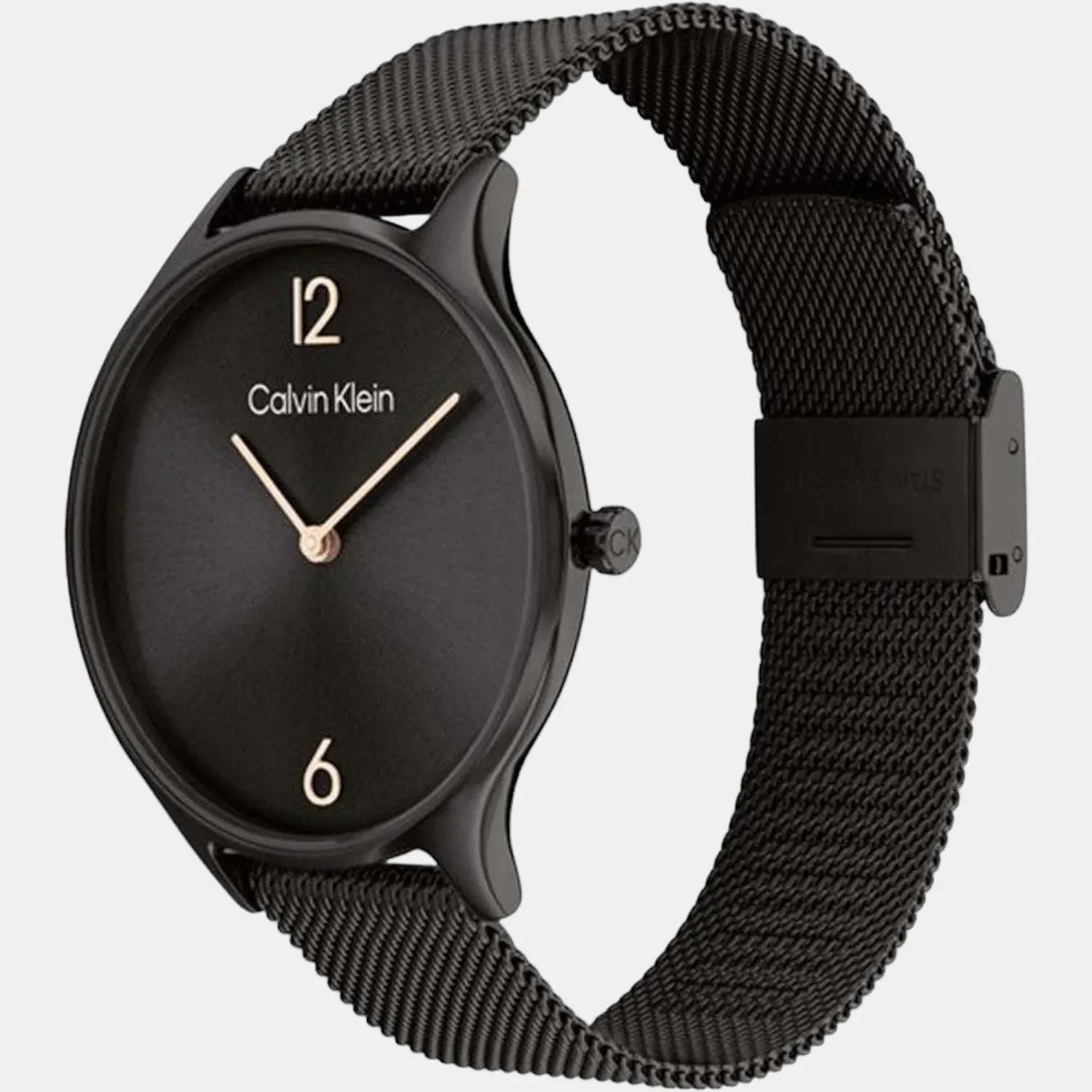 Calvin Klein 25200004 orologio Timeless maglia mesh black per donna