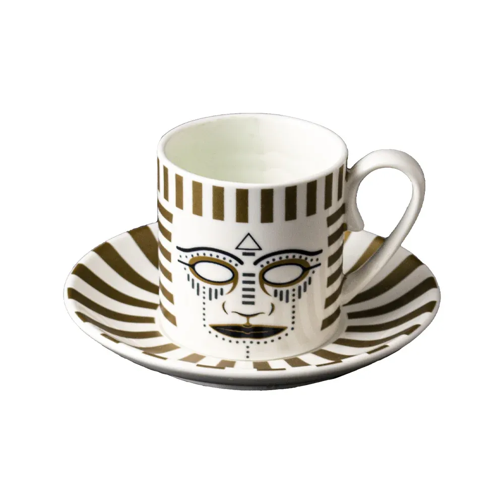 Manifattura di Venezia Pi-Atum | Tazzina caffè con piattino