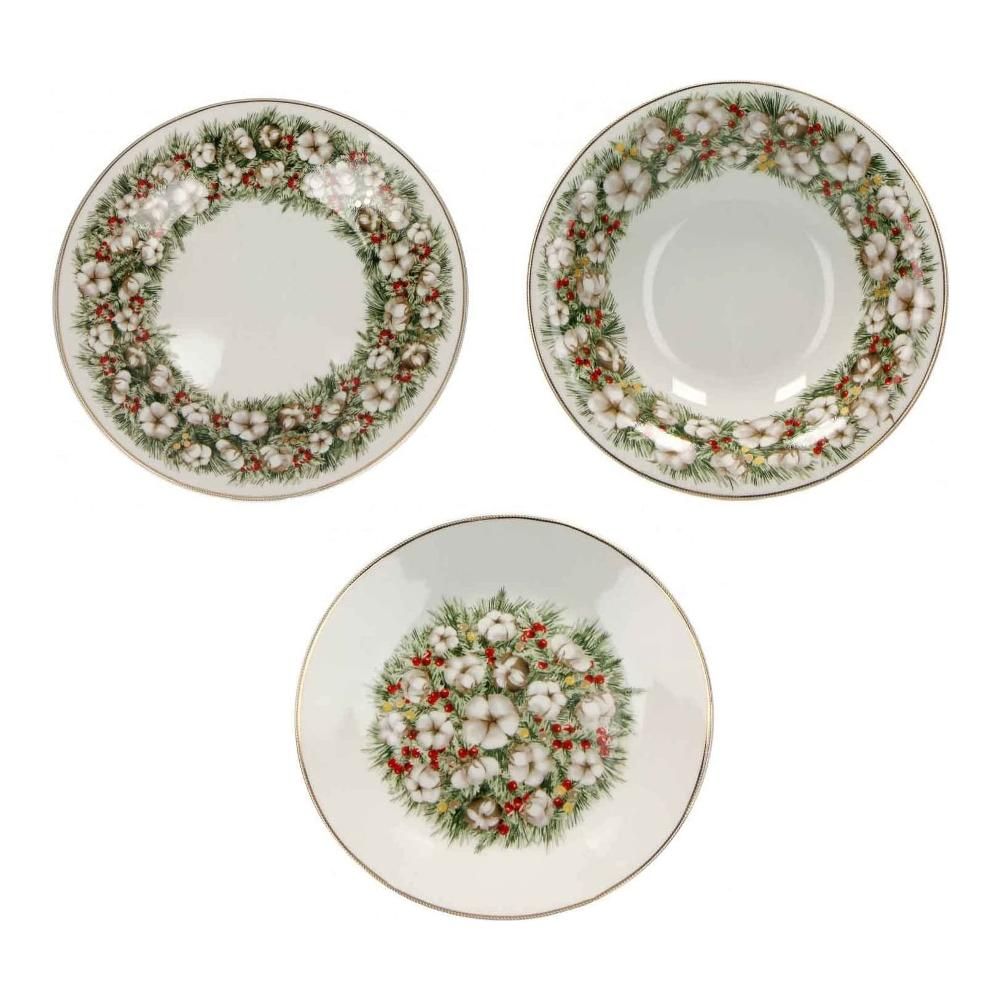 Brandani 'Batuffoli' Servizio di Piatti 18 pezzi