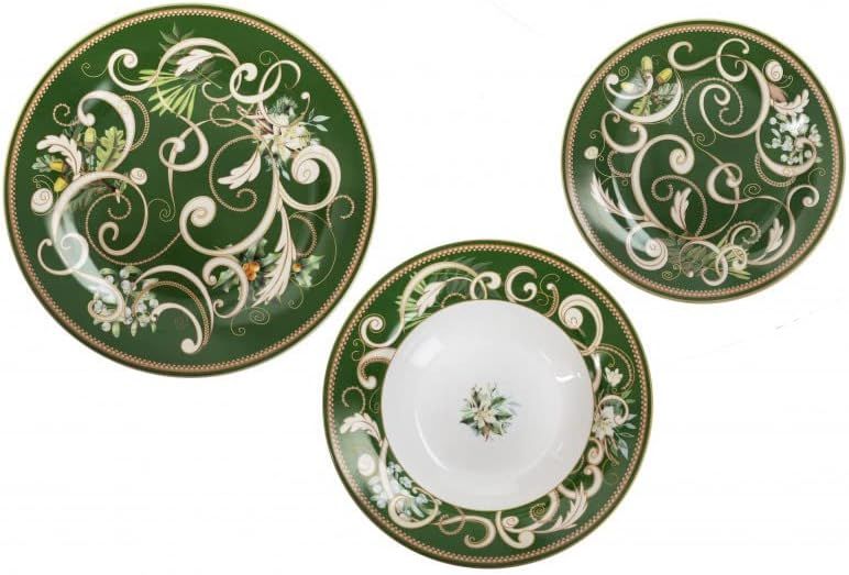 Brandani 'Filo D'Oro' servizio piatti da tavola 18 pezzi