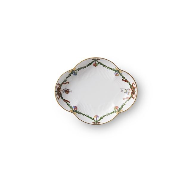 Royal Copenhagen Star Fluted Christmas Dish 17,5 cm Royal Copenhagen Star Fluted Christmas Dish 17,5 cm