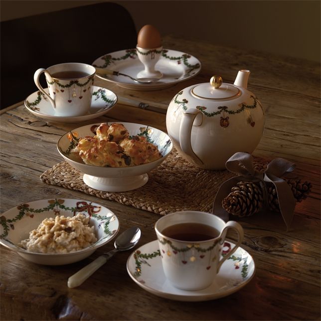 Royal Copenhagen Star Fluted Christmas Egg Cup | Porta uova