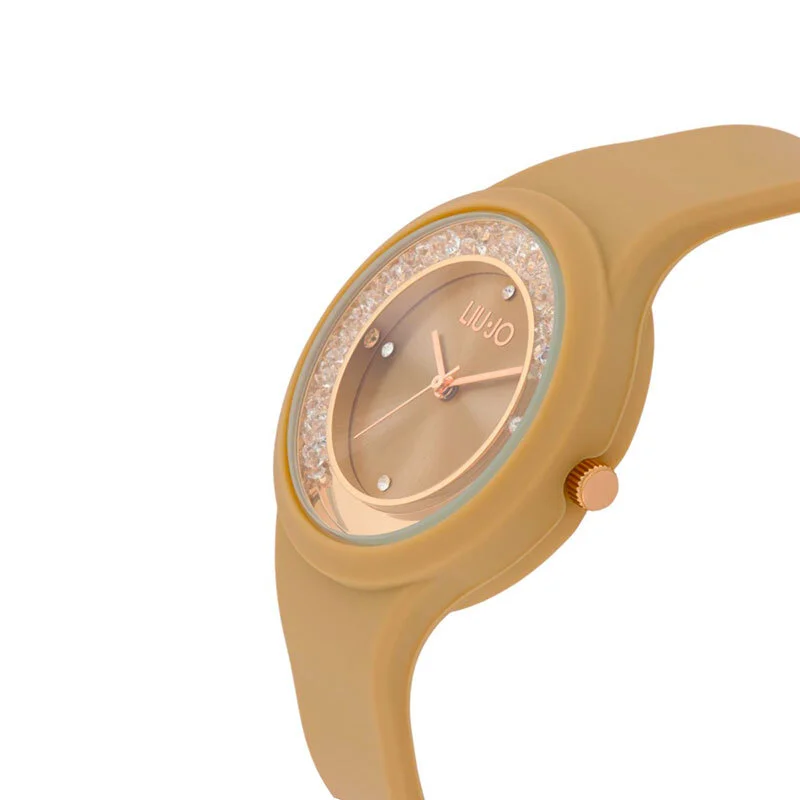 Liu-Jo TLJ2529 Orologio Dancing Sport in Silicone beige