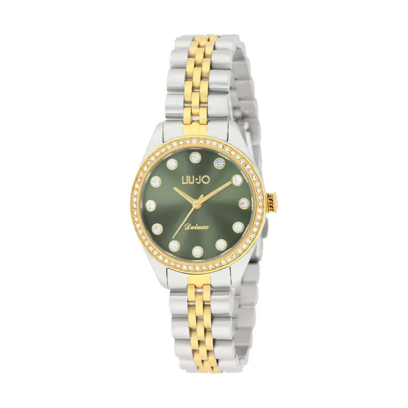 Liu-Jo TLJ2426 orologio Deluxe bicolor con quadrante verde per donna
