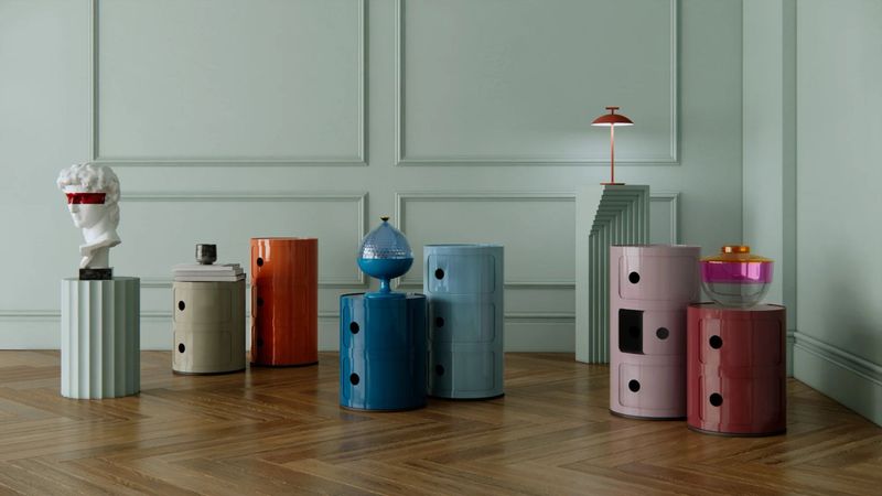 Kartell Contenitore Componibile New Colors 2 elementi - Vari colori