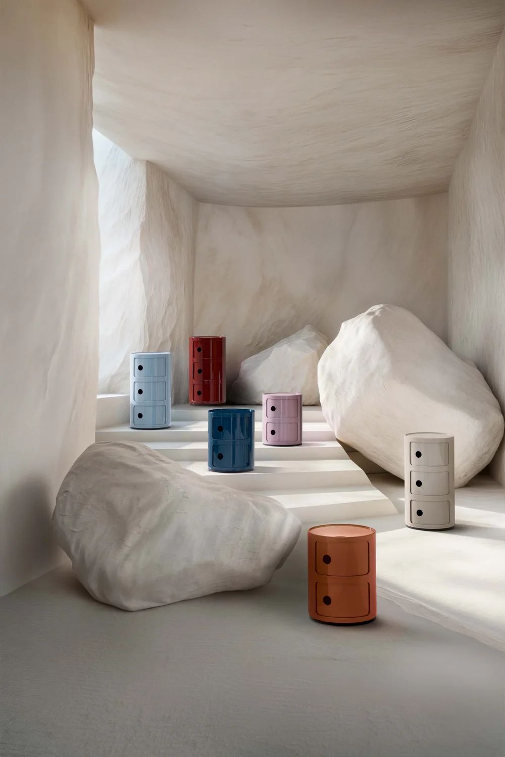 Kartell Contenitore Componibile New Colors 2 elementi - Vari colori