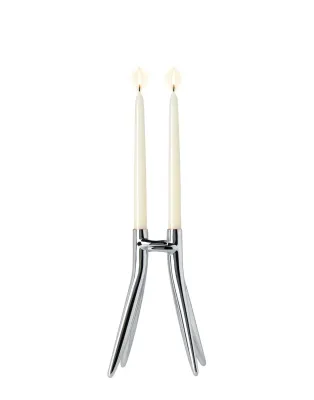 Kartell Abbracciaio Cromato Porta Candele