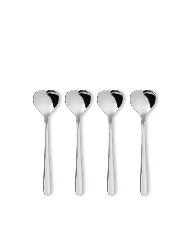 Alessi Big Love - Set 4 pezzi cucchiaini tè