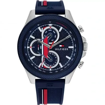 Tommy Hilfiger Clark blu orologio multifunzione per uomo