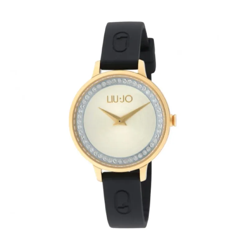 Liu Jo TLJ2577 Orologio Shine Gold Nero Silicone