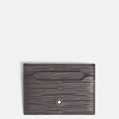 Montblanc Portacarte 5 Scomparti Meisterstück 4810 Grigio Caldo