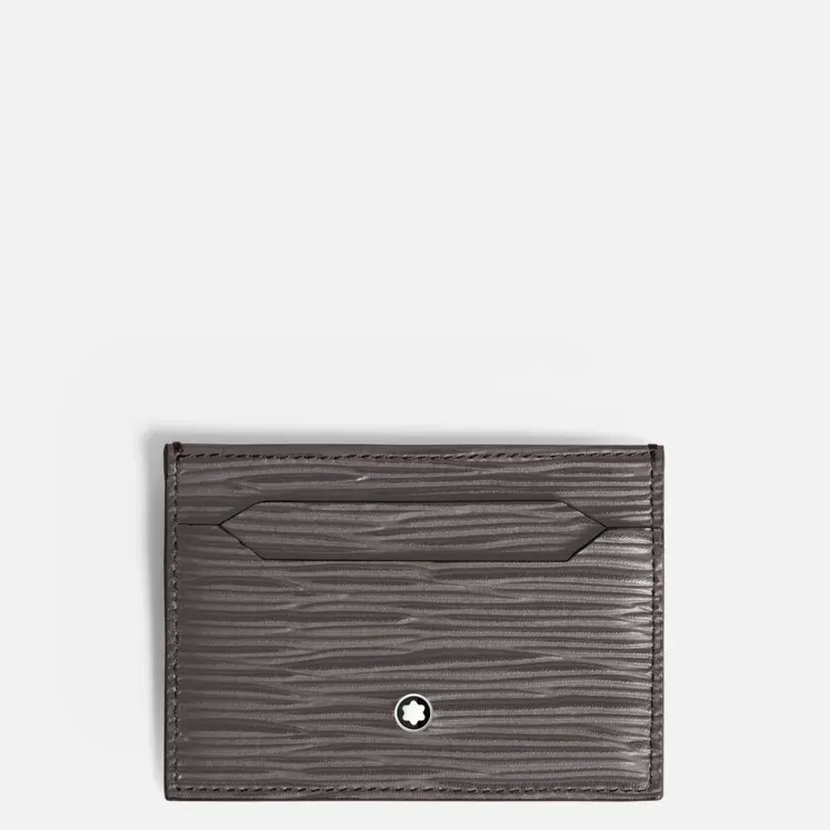 Montblanc Portacarte 5 Scomparti Meisterstück 4810 Grigio Caldo