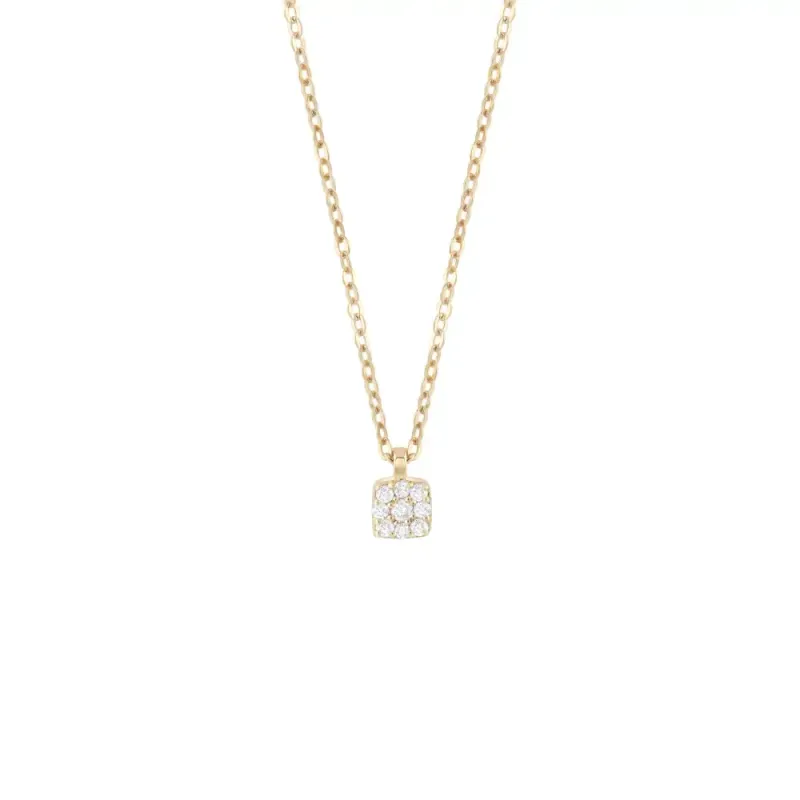 Salvini Damiani Linea BAGLIORI - Collana in oro giallo con diamanti ct. 0.05