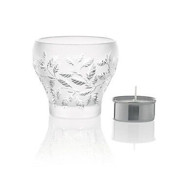 Lalique Crystal Clear Basilic Bowl / Tealight Lalique Crystal Clear Basilic Bowl / Tealight
