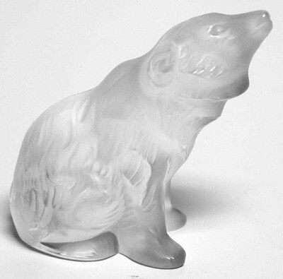 Lalique Scultura Orso Seduto Lalique Scultura Orso Seduto