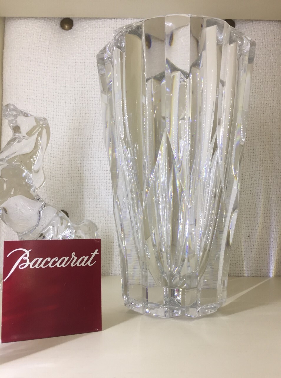 Baccarat Baccarat "Vaso Virginie" 25 cm Clear Crystal