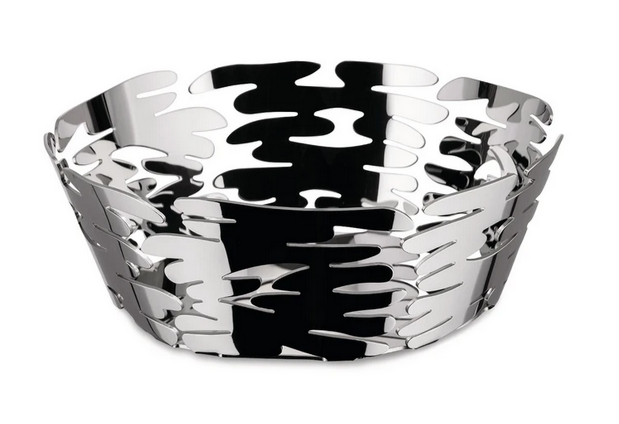 Alessi Cestino Barket 21 cm - Vari colori, COLORAZIONE: Acciaio