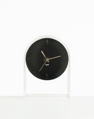 Kartell Orologio Air du temps cristallo/nero
