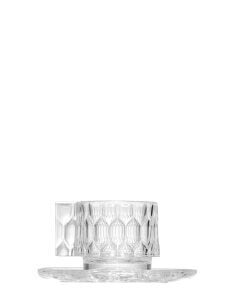 Kartell Jellies Family Tazzine da Caffè / Espresso / Set 4 pezzi - Vari colori, COLORAZIONE: Cristallo