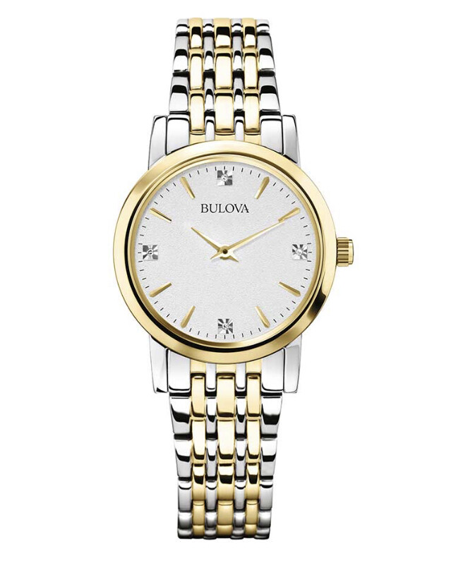Bulova orologio 98P115 Diamonds Classic Lady per donna