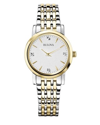 Bulova orologio 98P115 Diamonds Classic Lady per donna
