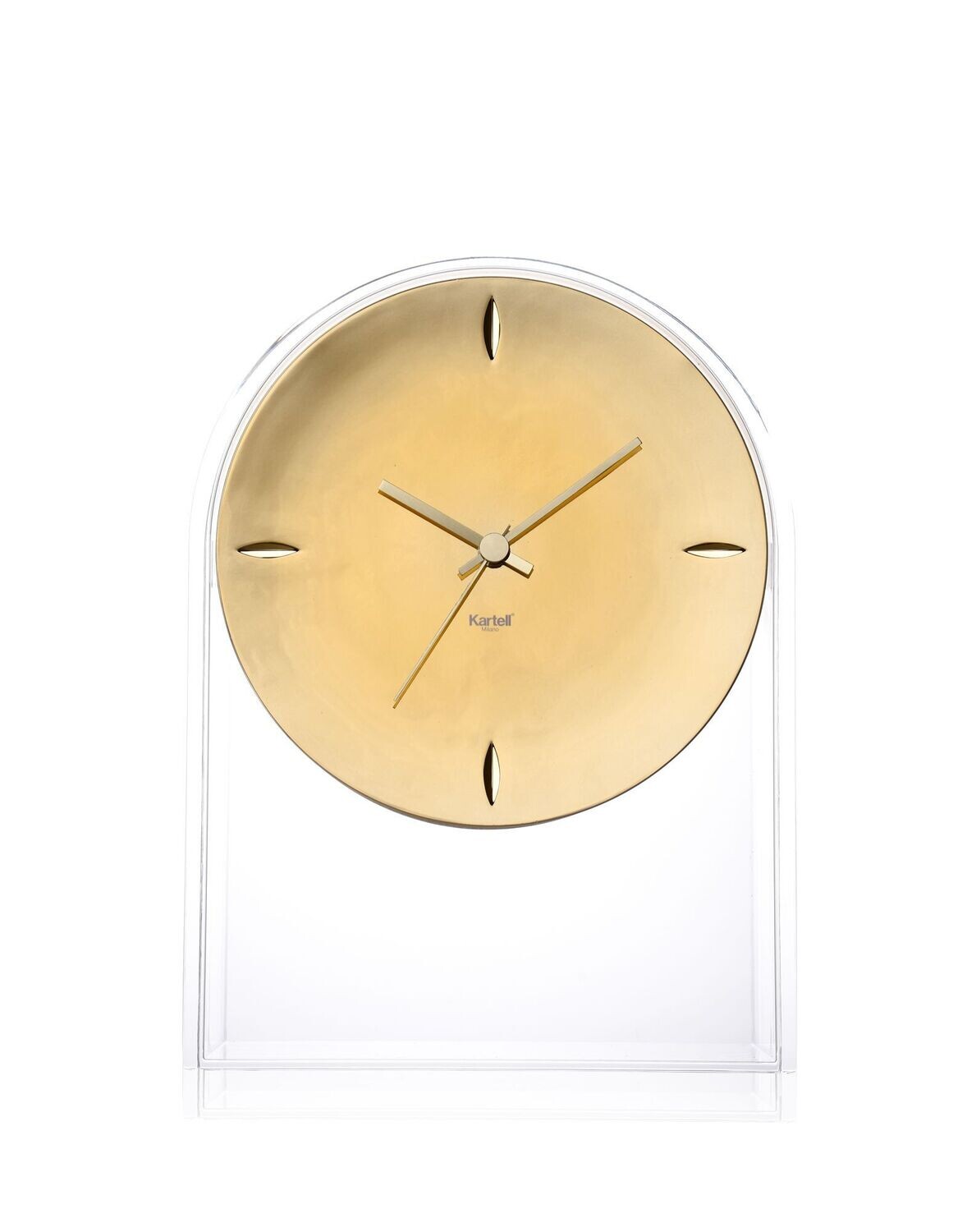 Kartell orologio Air du temps cristallo/oro