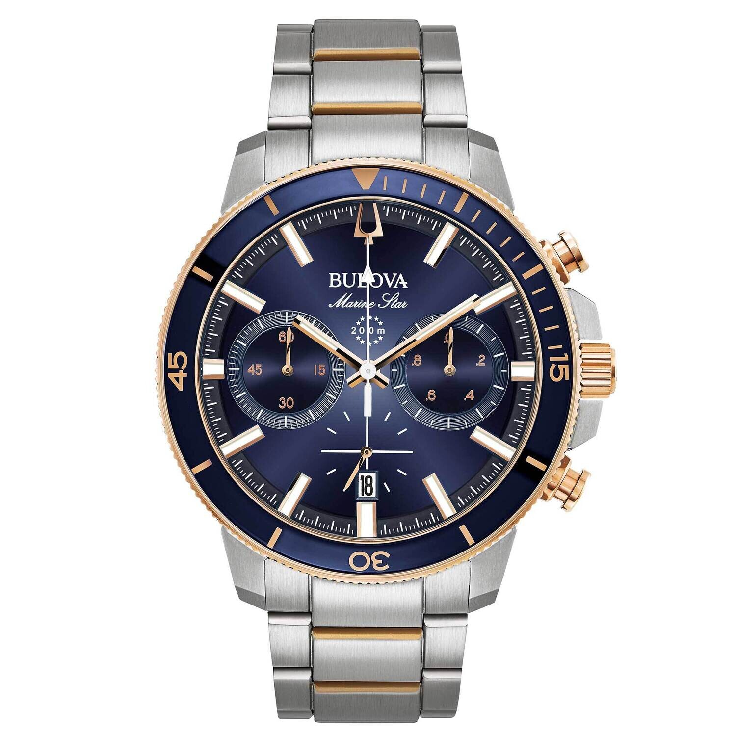 BULOVA OROLOGIO CRONO MARINE STAR 98B301 PER UOMO BULOVA OROLOGIO CRONO MARINE STAR 98B301 PER UOMO