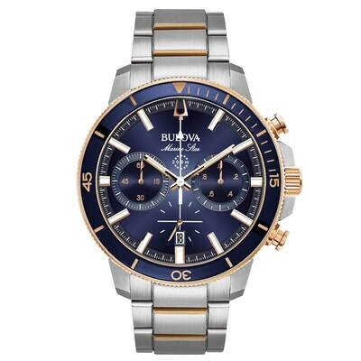 BULOVA OROLOGIO CRONO MARINE STAR 98B301 PER UOMO BULOVA OROLOGIO CRONO MARINE STAR 98B301 PER UOMO