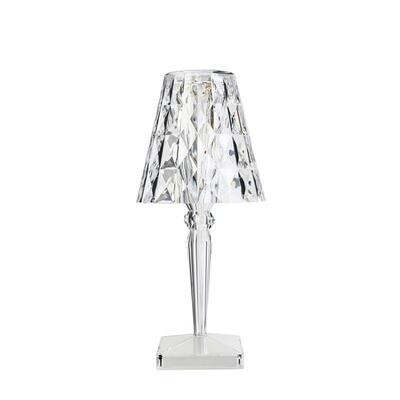 Kartell Big Battery trasparente lampada a batteria dimmerabile Kartell Big Battery trasparente lampada a batteria dimmerabile