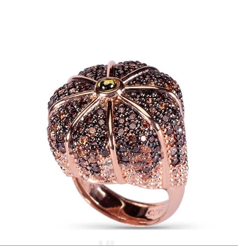 Azhar Gioielli | Anello linea La Papessa in Argento 925 e zirconi colorati Azhar Gioielli | Anello linea La Papessa in Argento 925 e zirconi colorati