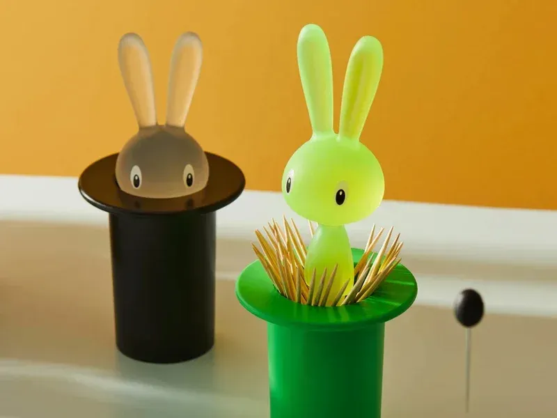 Alessi Portastuzzicadenti Magic Bunny Verde Alessi Portastuzzicadenti Magic Bunny Verde