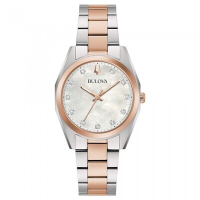 Bulova Surveyor orologio per donna con diamanti 96P207 Bulova Surveyor orologio per donna con diamanti 96P207