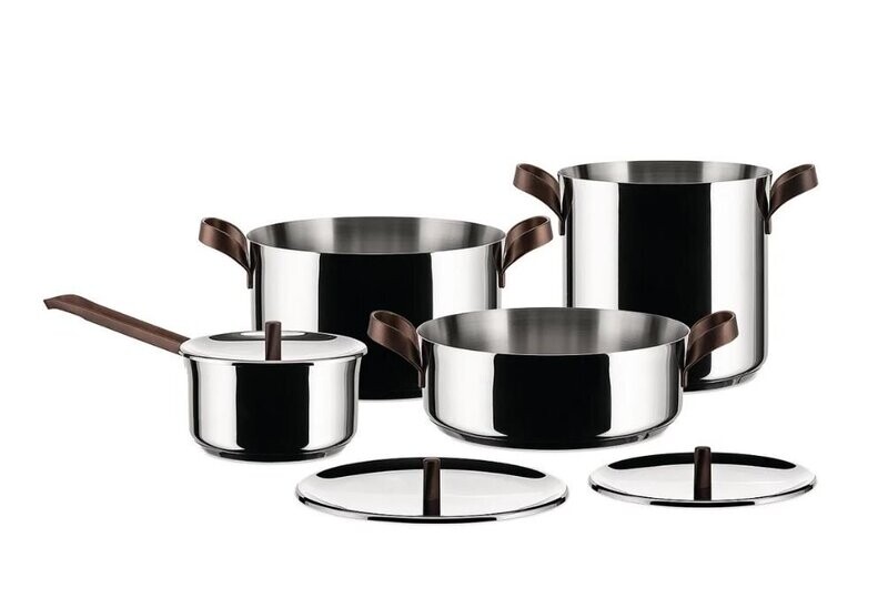 Alessi SET DI PENTOLE 7 PEZZI Alessi SET DI PENTOLE 7 PEZZI "EDO"
