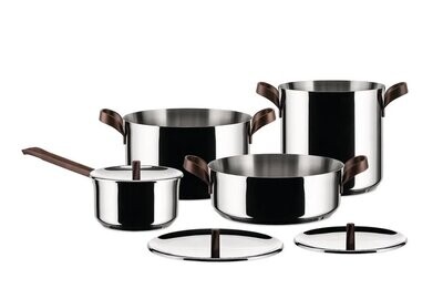Alessi SET DI PENTOLE 7 PEZZI Alessi SET DI PENTOLE 7 PEZZI "EDO"