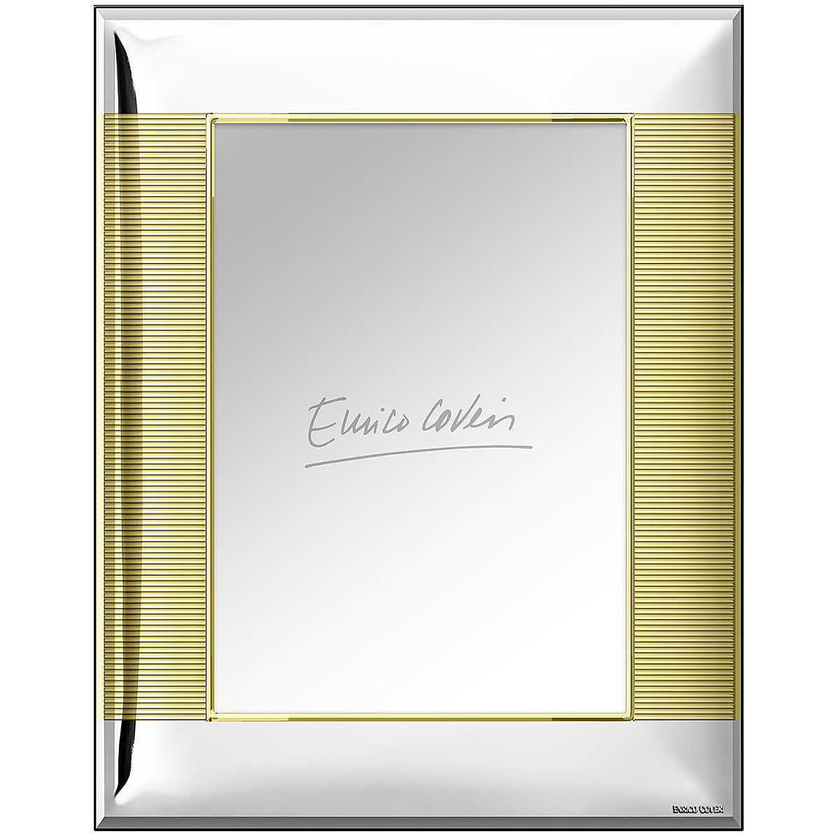 Enrico Coveri Portafoto linea Temple silver/gold varie misure Enrico Coveri Portafoto linea Temple silver/gold varie misure