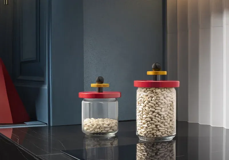 Alessi barattolo 75 cl ES16 by Ettore Sottsass - Vari colori