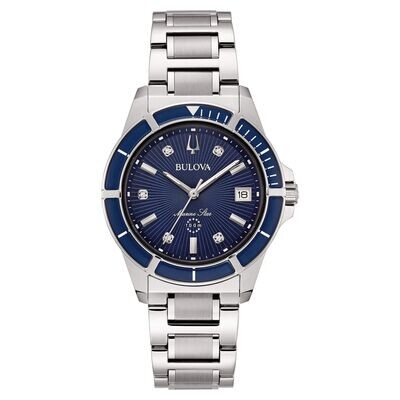 Bulova Marine Star Lady Orologio per donna 96P237 con diamanti Bulova Marine Star Lady Orologio per donna 96P237 con diamanti